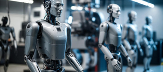 Primul obiectiv major este ca un robot umanoid să ucidă un soldat rus pe front