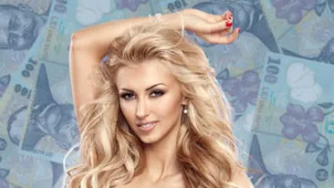 Asta da lansare! Goala si acoperita cu bancnote de 100 de lei, Andreea Balan a strans 60 de mii de vizualizari intr-o singura zi!
