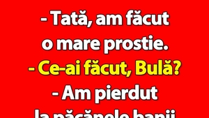 Bancul de luni | Bulă a pierdut la păcănele banii de chirie