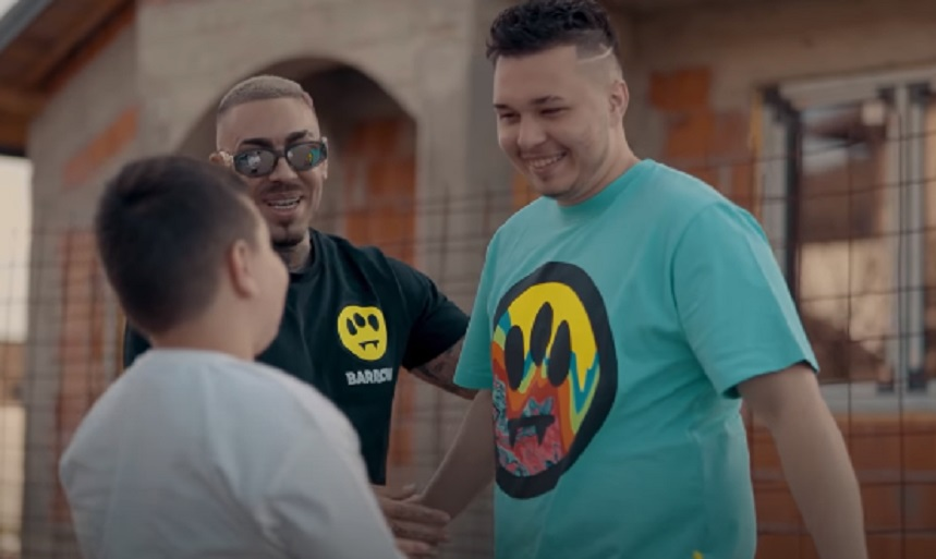 Alex Velea, alături de fiul lui Robert Nica, Andrei NKA