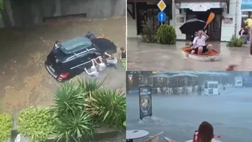 Prăpăd pe litoralul bulgăresc! Furtuni violente în stațiunile preferate de români