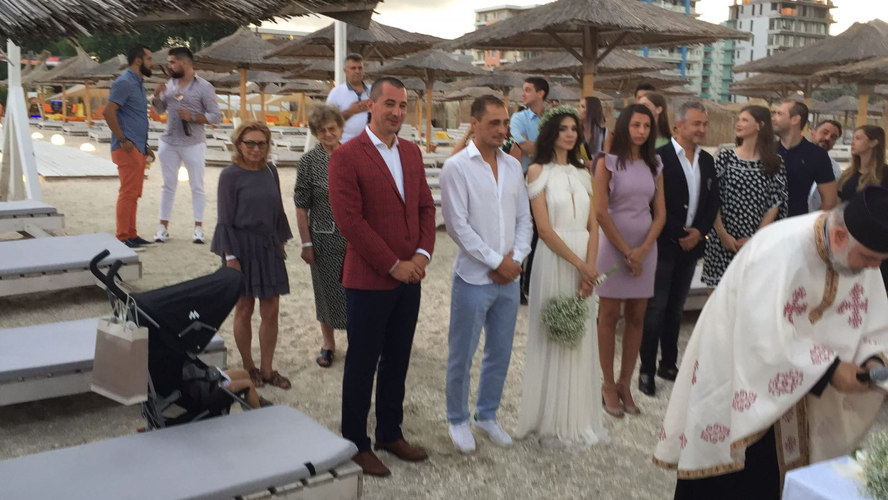 Virgil și Alice, vizibil emoționați pe durata ceremoniei