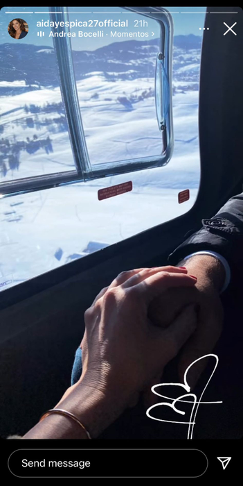 Mirco Maschio și Aida Yespica, dragoste la înălțime! Cum s-au fotografiat cei doi îndrăgostiți