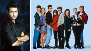 Jason Priestley, de nerecunoscut la 35 de ani de când a debutat în rolul lui Brandon Walsh din „Beverly Hills, 90210”