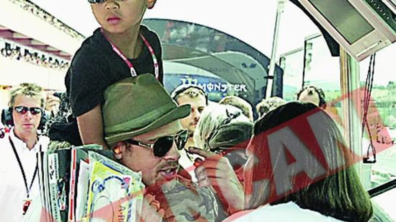 Brad Pitt l-a dus pe Maddox la curse