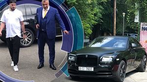 Imagini mondiale cu ”OliCash”… Cosmin Olăroiu a coborât la costum din Rolls și a dat bacșiș 50 €!