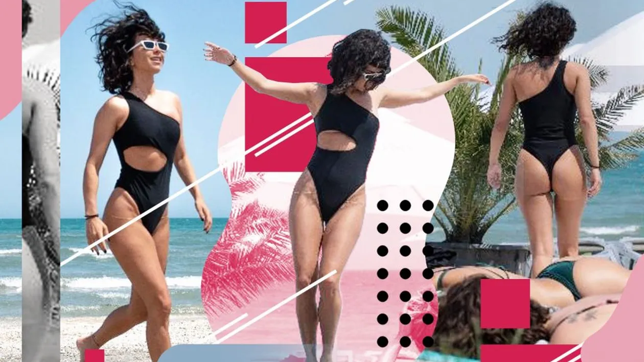 Imagini super-sexy cu INNA pe plajă, la Mamaia. A stat la soare cu fetele și...