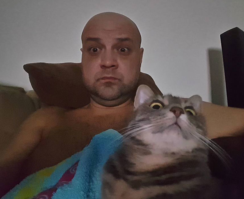 Dominic Florin Popa era mare fan al animalelor, în special al pisicilor