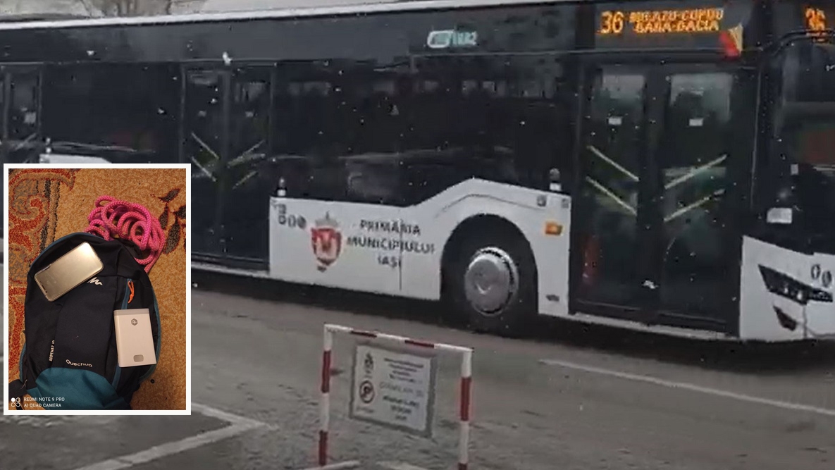 Povestea unei mamei din Iași a emoționant întreaga comunitate. Fiica ei și-a uitat telefonul și rucsacul în autobuz: “După apeluri disperate, doamna șofer l-a găsit pe scaun”