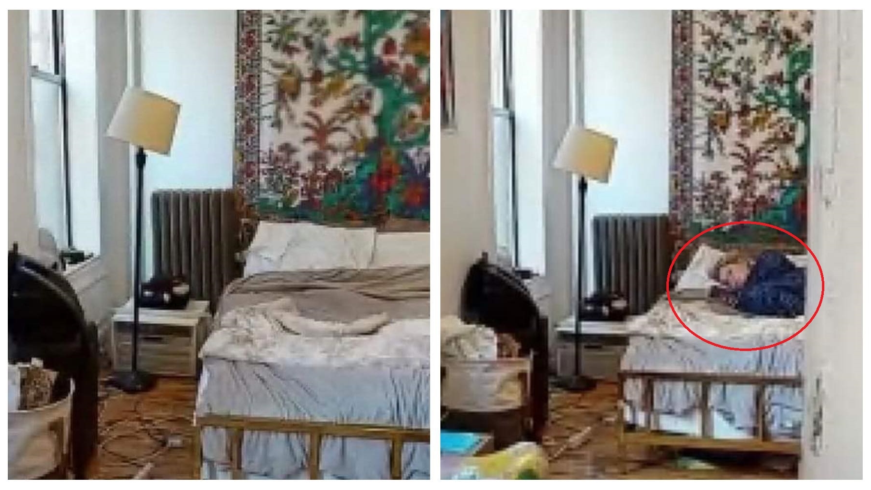 O femeie a dat nas în nas cu o ”fantomă”, în timp ce făcea un tur virtual al unui apartament