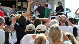 Elton a facut furori la Saint-Tropez