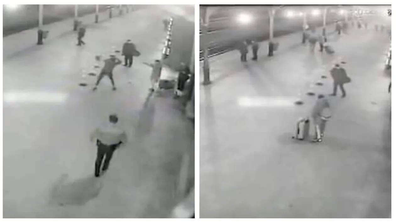 VIDEO | Un tânăr a fost luat la bătaie de iubit într-o gară din Suceava, după ce l-a părăsit pentru un travestit