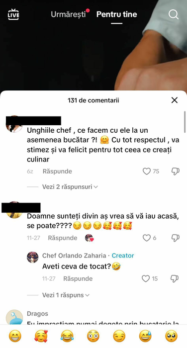 Chef Orlando Zaharia, desființat pe TikTok! Imaginile cu juratul de la Antena 1 s-au viralizat rapid: ”Ce facem cu unghiile la un asemenea bucătar?!”