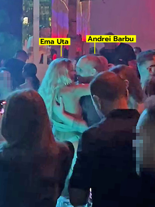 Ema Uta si Andrei Barbu au dat frâu liber iubirii, în club (Foto: CANCAN.RO)