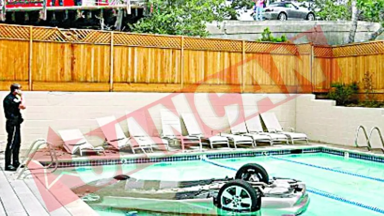 A parcat in piscina