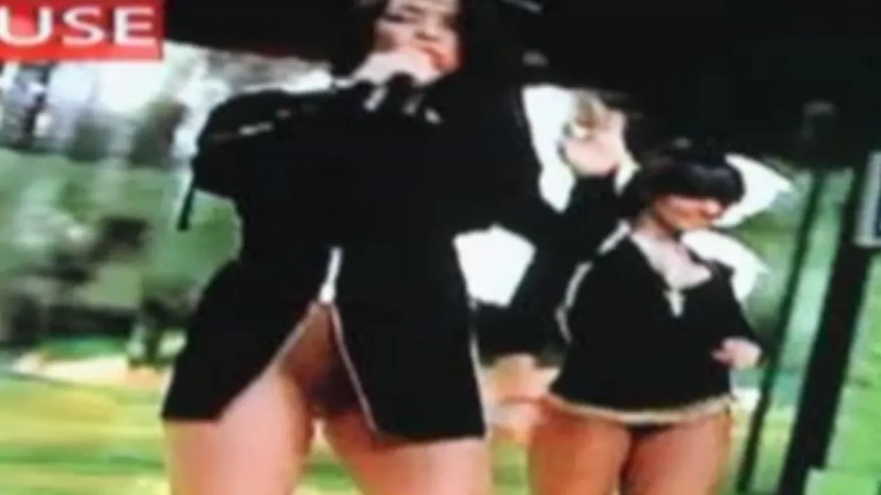 Povestea lui Bijou, cantareata care a provocat un mega-scandal in TVR, dupa ce a aparut intr-o rochie cu vedere la partile intime