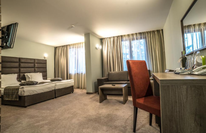 Perelik Hotel 5* se află în centrul stațiunii Pamporov/ sursă foto: Booking