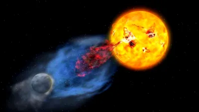 Furtunile solare puternice ar putea DECLANȘA VIAȚA pe alte planete