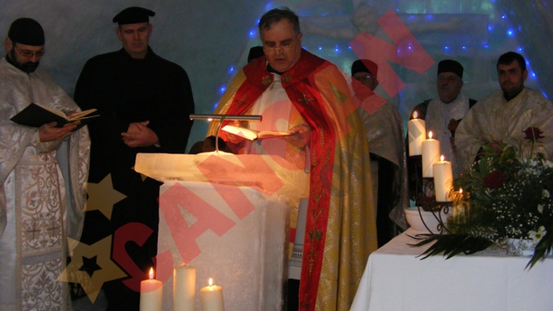 Biserica de gheata a fost sfintita