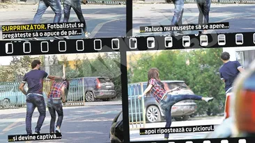 Stelian Ogica a ras cand si-a vazut fata apucata de par de Ropotan:  Asa se joaca ei, Raluca nu e o fleoscaita