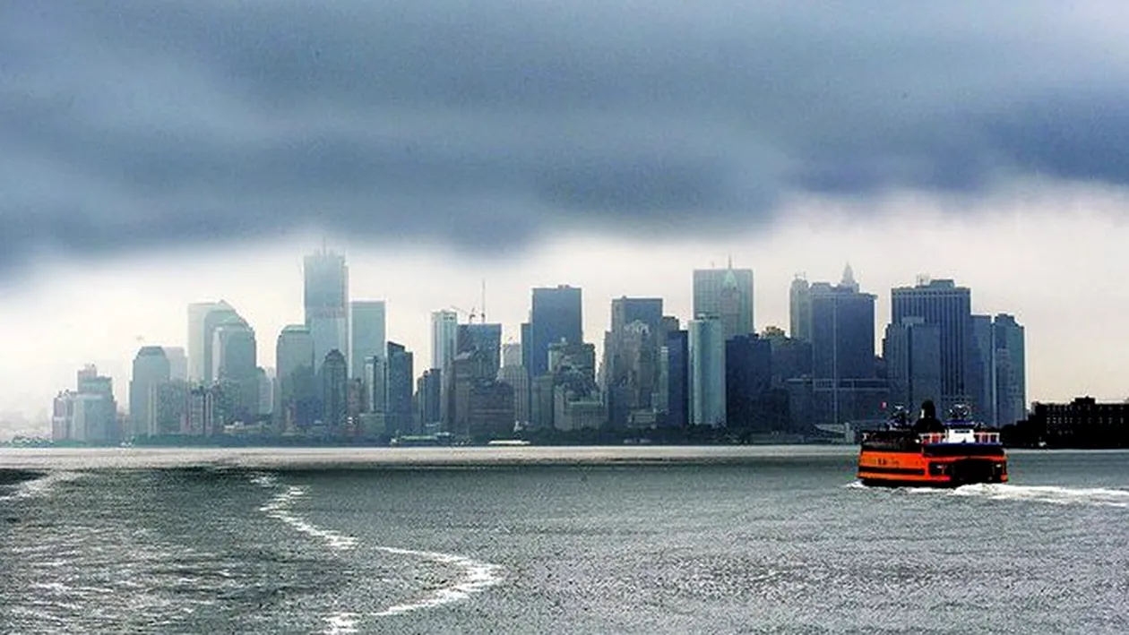 New York, orasul care nu doarme niciodata, fortat de uragan sa traga un pui de somn
