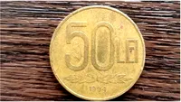 Tu mai ai așa ceva pe acasă? Prețul ireal cu care se vinde moneda de 50 de lei din 1994