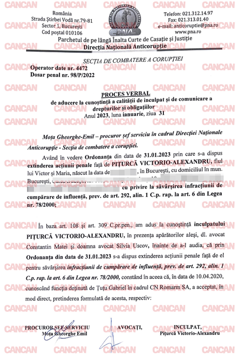 Stenograme geniale în cazul dosarului „Măști pentru MApN”. Suma fabuloasă pe care ar fi obținut-o Victor Pițurcă