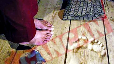 A facut gaura-n podea de la rugaciuni