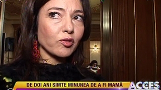 VIDEO Oana Sarbu va face Craciunul si Revelionul in familie: "Nu ma pot desparti de copil!"