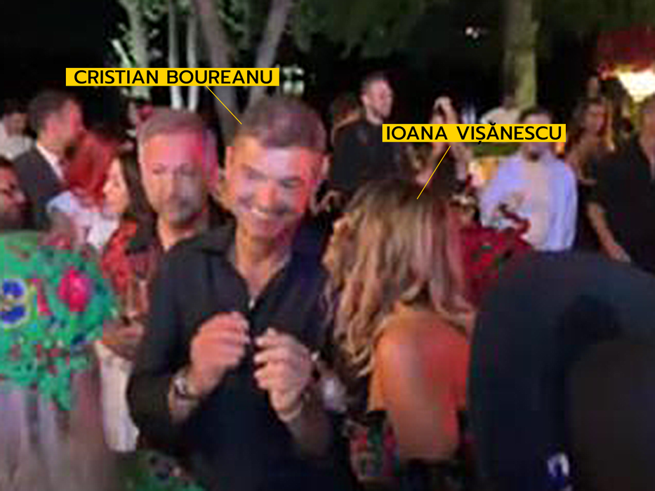 Cristian Boureanu schimbă vorbe dulci cu Ioana Vișănescu / (Sursa: CANCAN.RO)