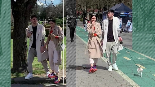 Cum au apărut Bogdan Olaru și sexy-bruneta lui în Herăstrău. Fostul soț al Ramonei de la ”Neatza cu Răzvan și Dani” duce relația la un alt nivel