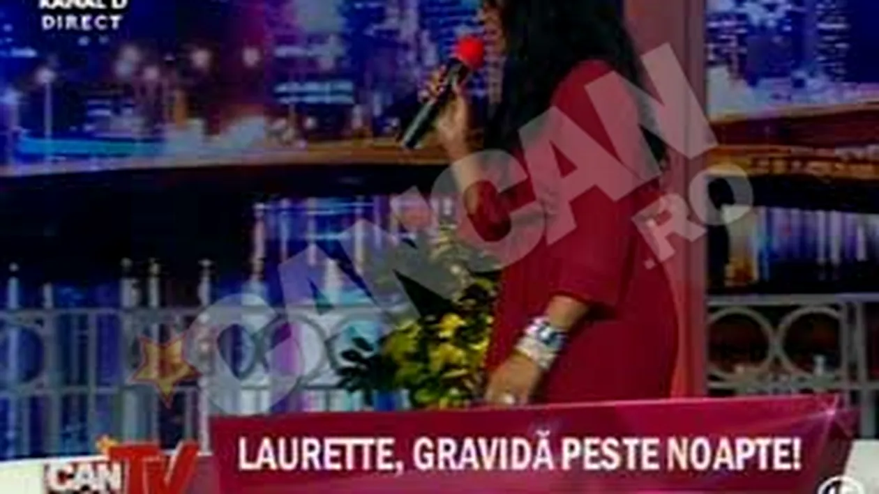 VIDEO Laurette abia asteapta sa nasca: Fetita mea are picioare foarte lungi, seamana cu mine la nas si la buze