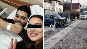 Gabriel din Buzău a fost înmormântat. Imaginile durerii: obiectul pe care i l-a dus iubita lui
