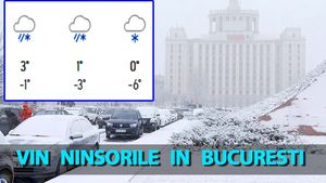 Meteorologii Accuweather anunță pe ce dată vin ninsorile în București, de fapt. Prognoza actualizată pentru iarna 2024/2025