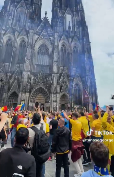 Suporterii Echipei Naționale / Foto: Captură Video TikTok