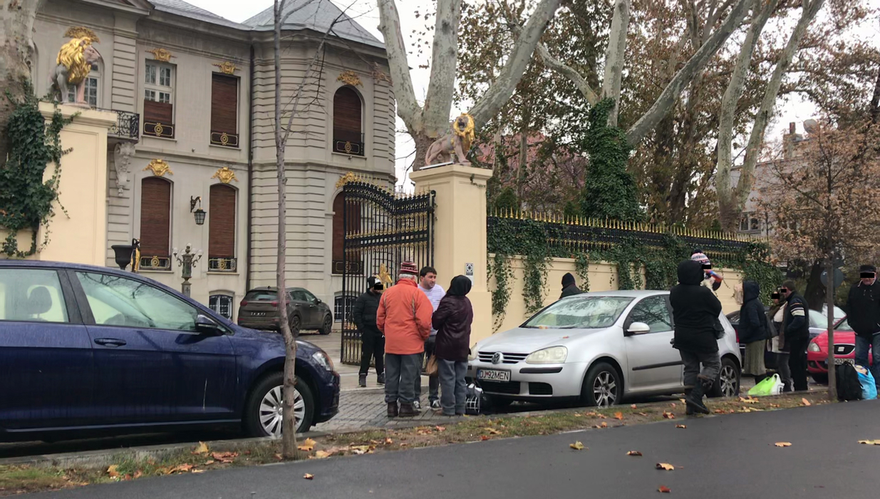 Ionuț Luțu, cancelarul lui Gigi Becali, și-a deschis ”punct de lucru” la poarta Palatului din Aleea Alexandru!