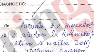 Iata documentul medical prezentat de mama Malinei Olinescu la Patriarhie!