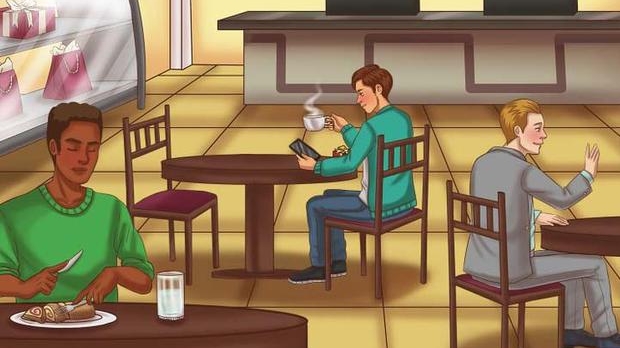 Puzzle vizual înnebunitor. Care dintre bărbaţii din imagine îşi aşteaptă jumătatea? Doar 1 % dintre oameni au soluţia la acest test