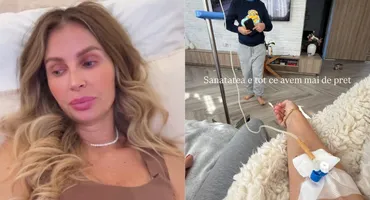 Andreea Bănică a ajuns pe perfuzii! Cu ce probleme de sănătate se confruntă: „Am căzut pur și simplu”