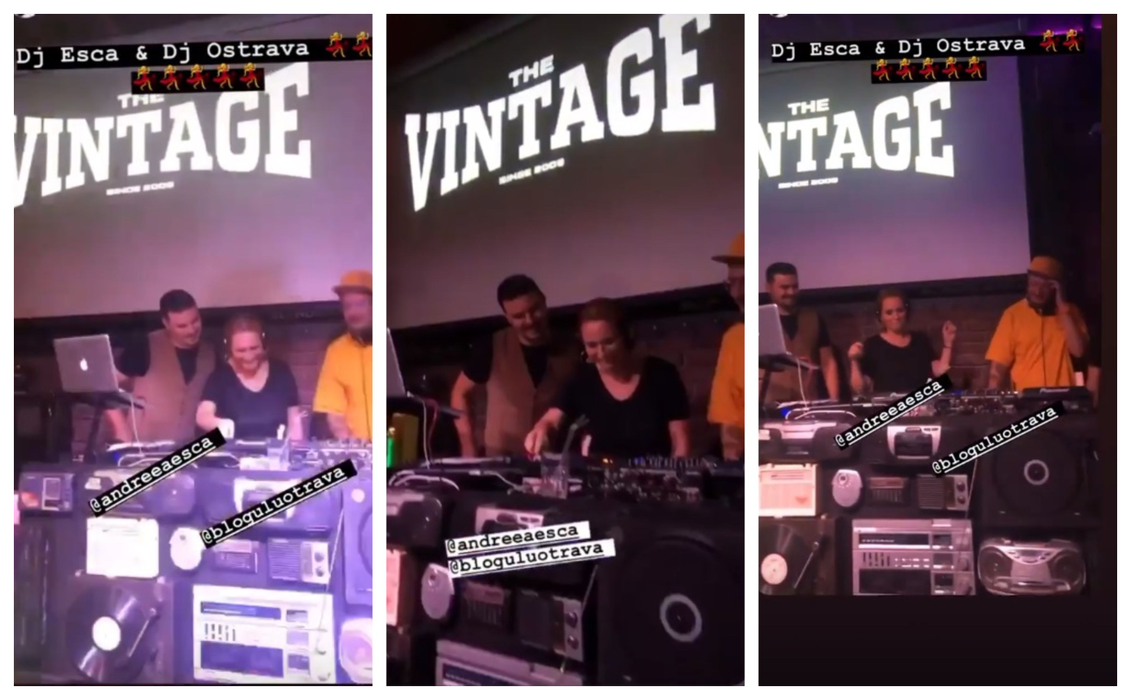 Andreea Esca s-a rupt în figuri pe melodii hip-hop & Rap românesc! Vedeta Pro TV s-a așezat la platane într-un club din București