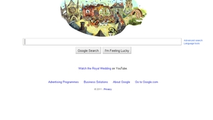 Google si-a modificat logoul cu ocazia nuntii regale