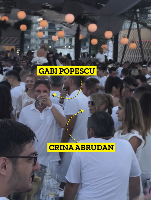 Crina Abrudan alături de soțul ei Gabi Popescu la LOFT