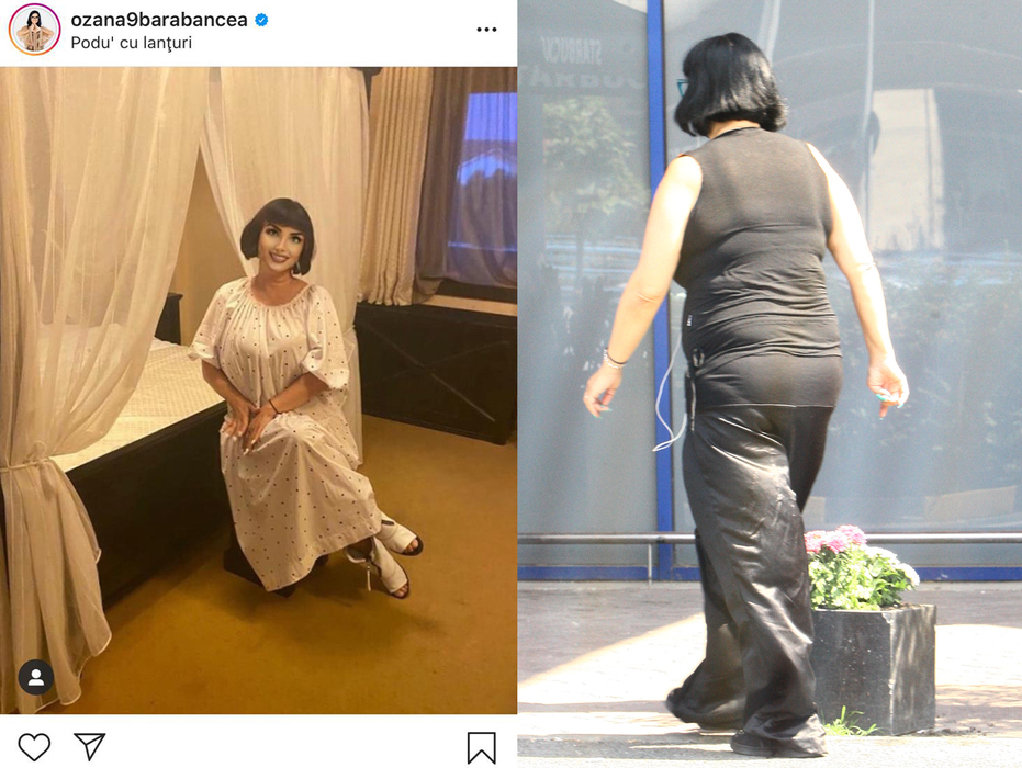 ”Instagram vs Realitate”, în cazul Ozanei Barabancea