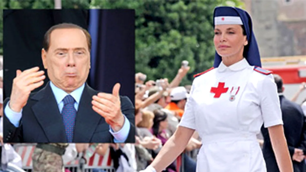 Berlusconi, dat gata de o infirmiera