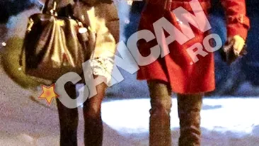 Graviduta Anca Serea a tratat frigul cu fundul!