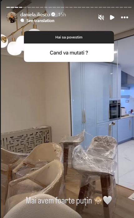 Imagini surprinse în penthouse-ul lui Culiță și al Danielei Iliescu / Instagram