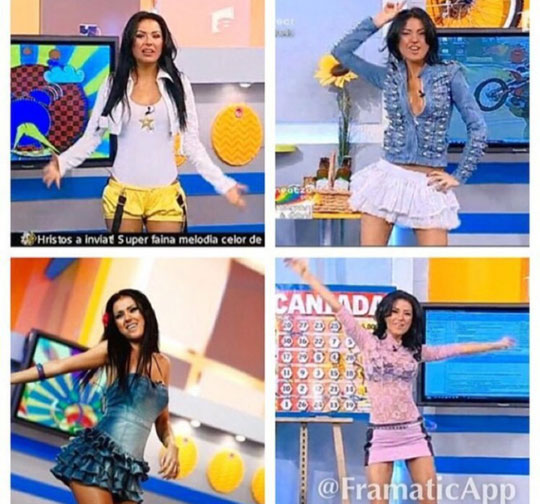 Daniela Crudu este nostalgică. A urcat un colaj foto și… Cum s-a transformat bruneta în ultimii nouă ani