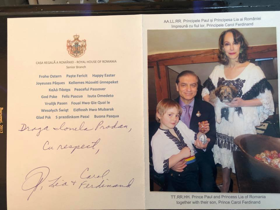 Anamaria Prodan, în lacrimi după ce a primit un cadou din partea Prinţesei Lia şi a Prinţului Paul