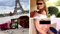 Ultima imagine cu Andreea, tânăra care a murit în Paris după ce a căzut în gol