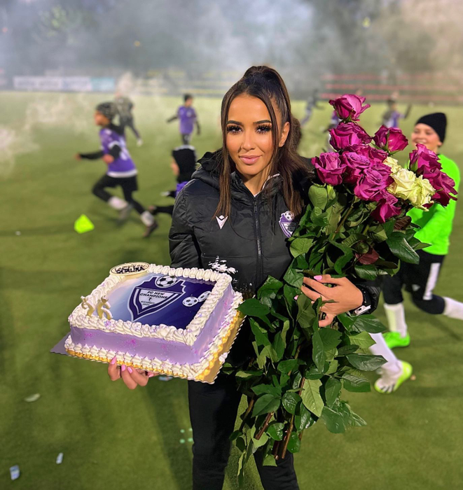 Cătălina Andreea Nițu, antrenoare la FC New Champions /Foto: Instagram